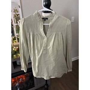 J.Crew‎ women's blouse xs green